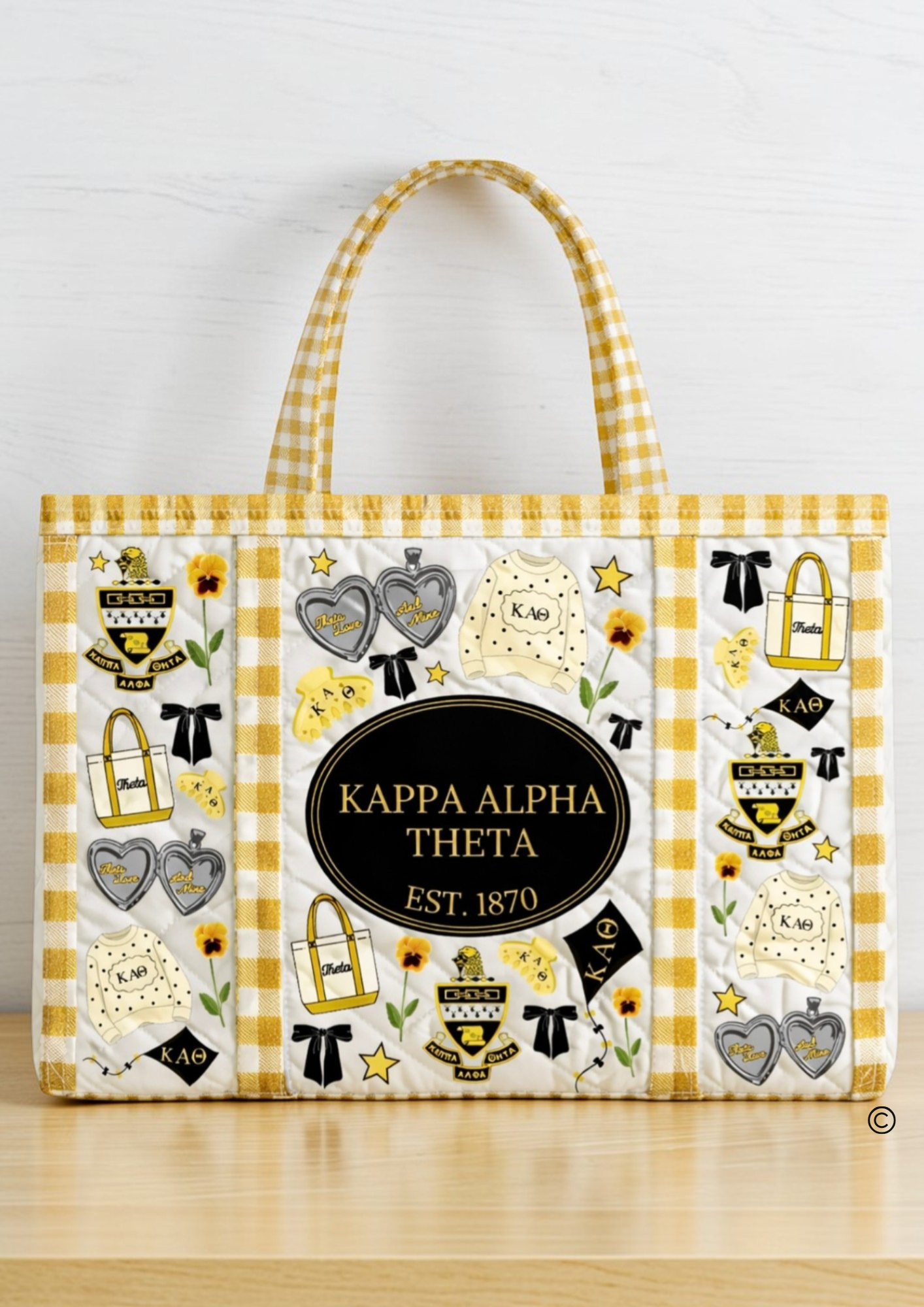 PREORDER Kappa Alpha Theta Sorority Tote Bag