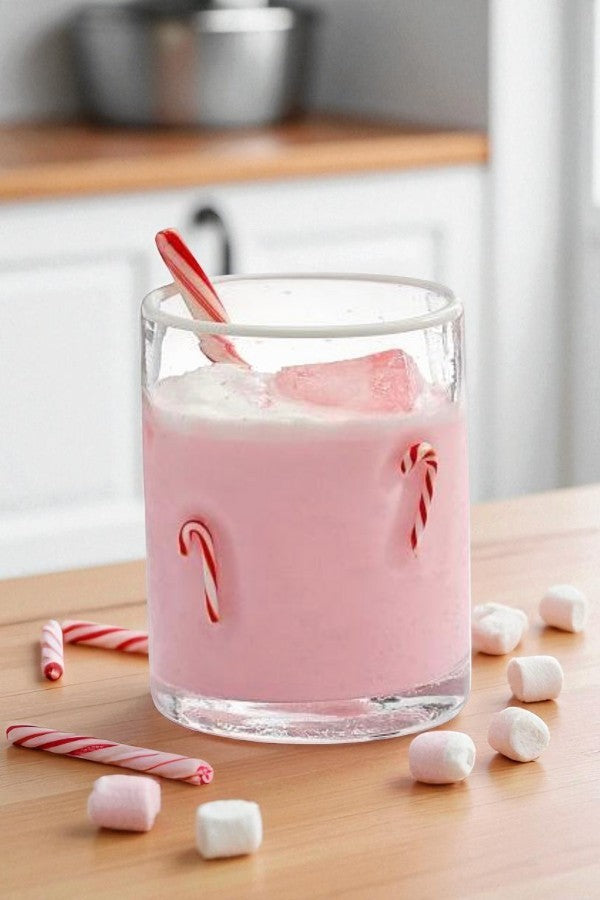 PREORDER Peppermint Candy Cane Drinking Glasses