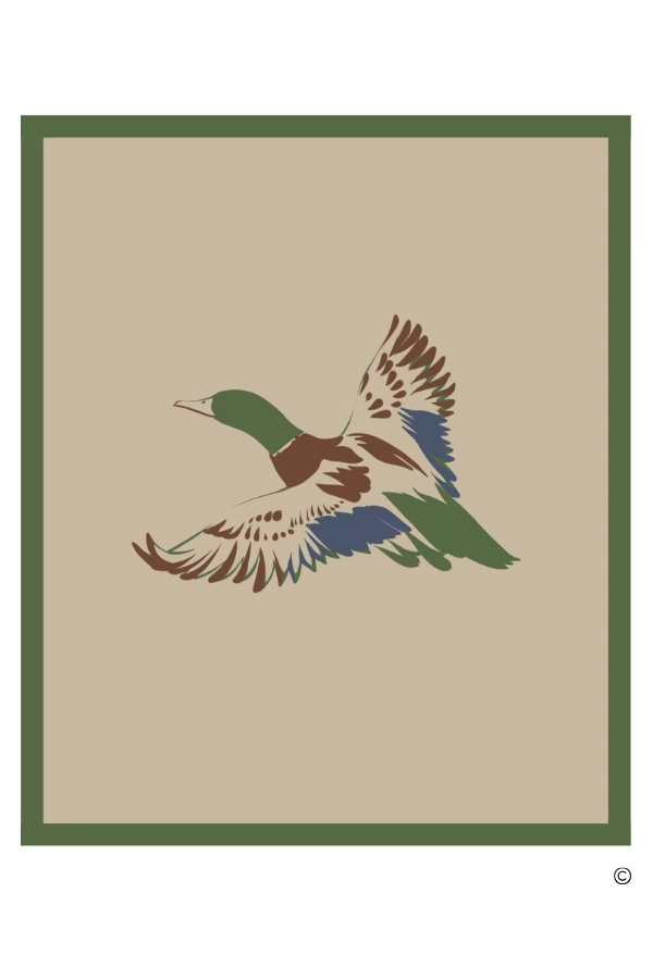 Mallard Marshland Blanket PREORDER