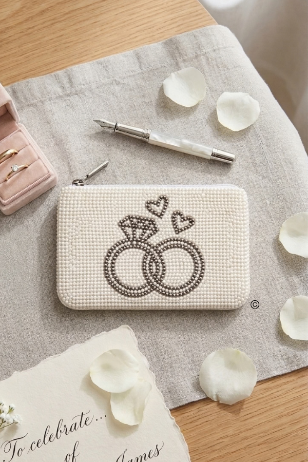 I Do Beaded Coin Purse PREORDER