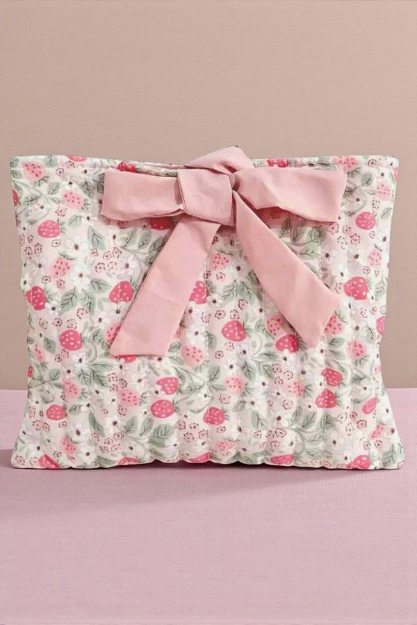 PREORDER Hannah Strawberry Floral Bible Cover