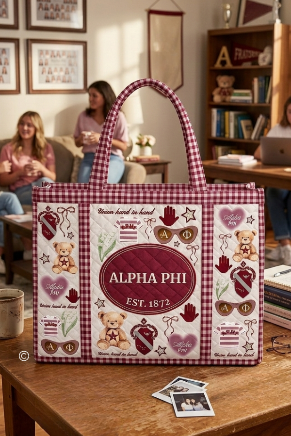 PREORDER Alpha Phi Sorority Tote Bag