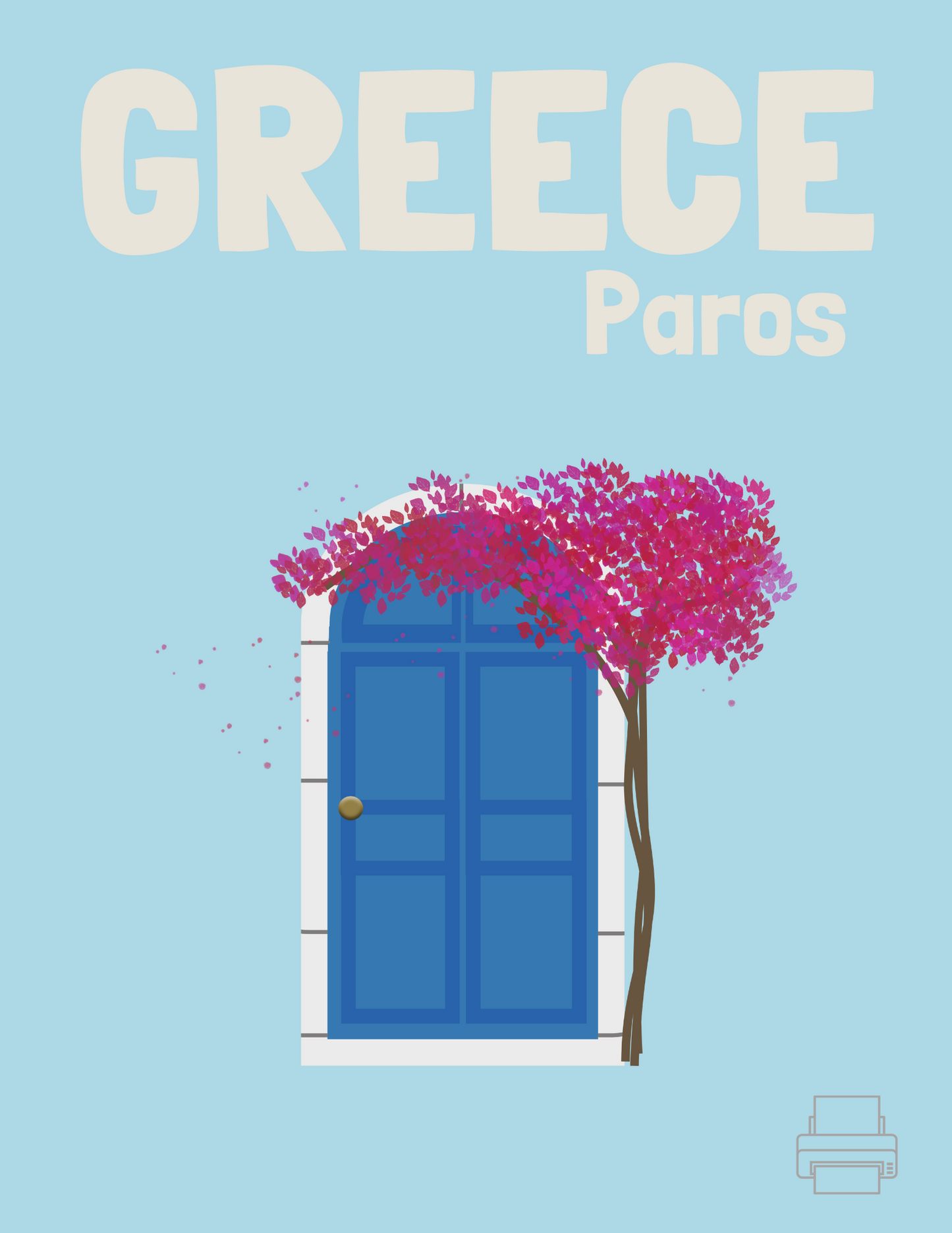 Greece Coffee Table Book Digital Template