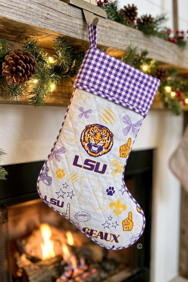 LSU Holiday Stocking© PREORDER