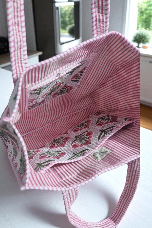 PREORDER Autumn Rose Floral Tote Bag