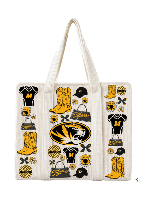 Meet Me at Mizzou Quilted Tote© PREORDER