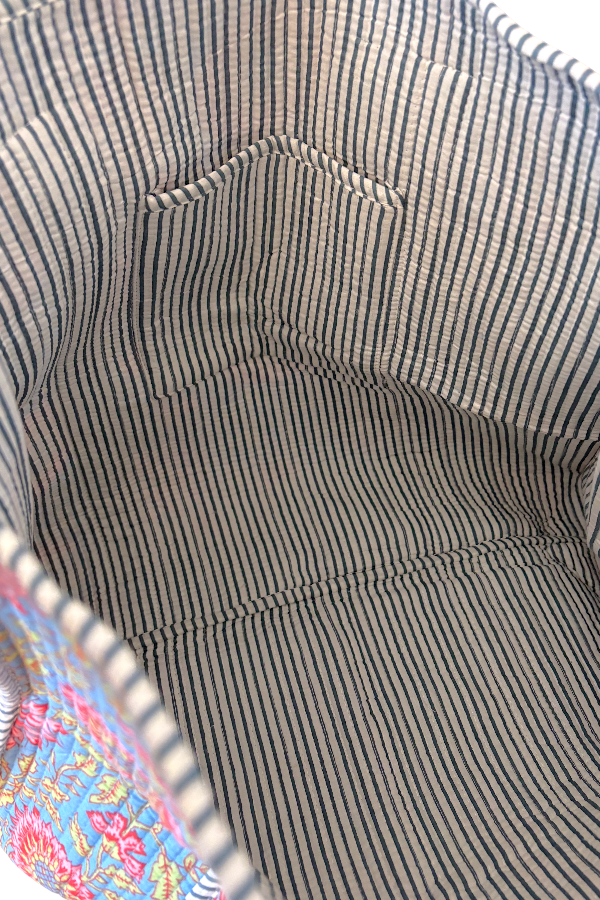 September Haze Floral Tote Bag