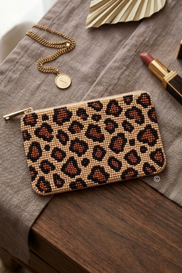 Spotted in Style Beaded Coin Purse PREORDER