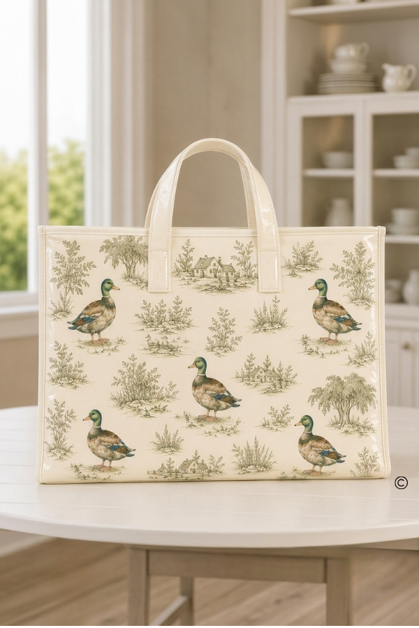 Duck & Willow Vinyl Tote© PREORDER