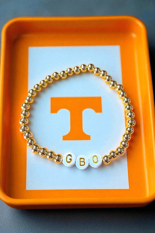 GBO Gold Beaded Bracelet