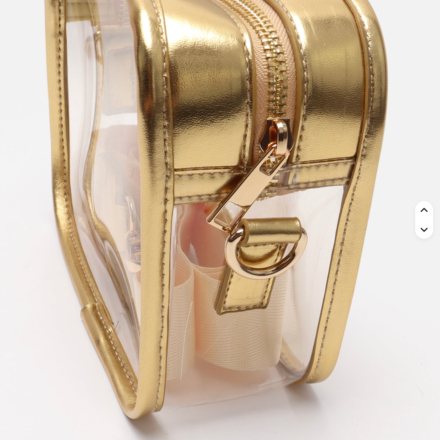 Geaux Tigers Gold Clear Crossbody Bag PREORDER