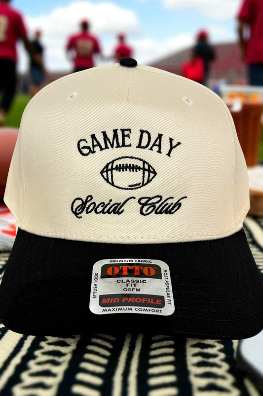 Game Day Social Club Embroidered Hat
