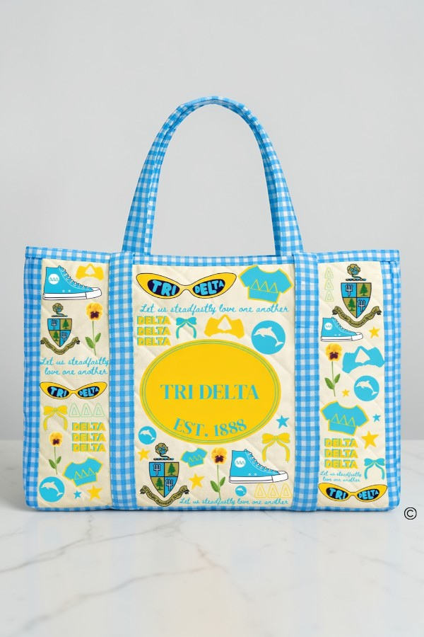PREORDER Tri Delta Sorority Tote Bag