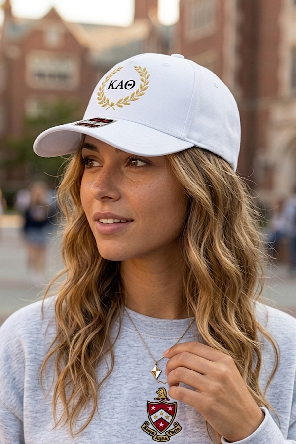 Kappa Alpha Theta Embroidered Hat