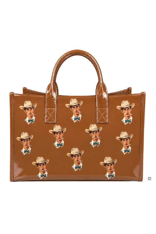 The Nashville Cowboy Vinyl Tote Bag© PREORDER