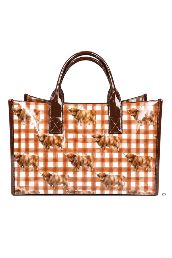 The Highland Honey Vinyl Tote Bag© PREORDER