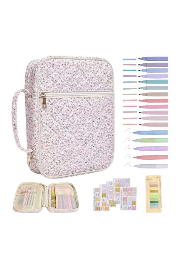 PREORDER Naomi Pink Floral Bible Cover