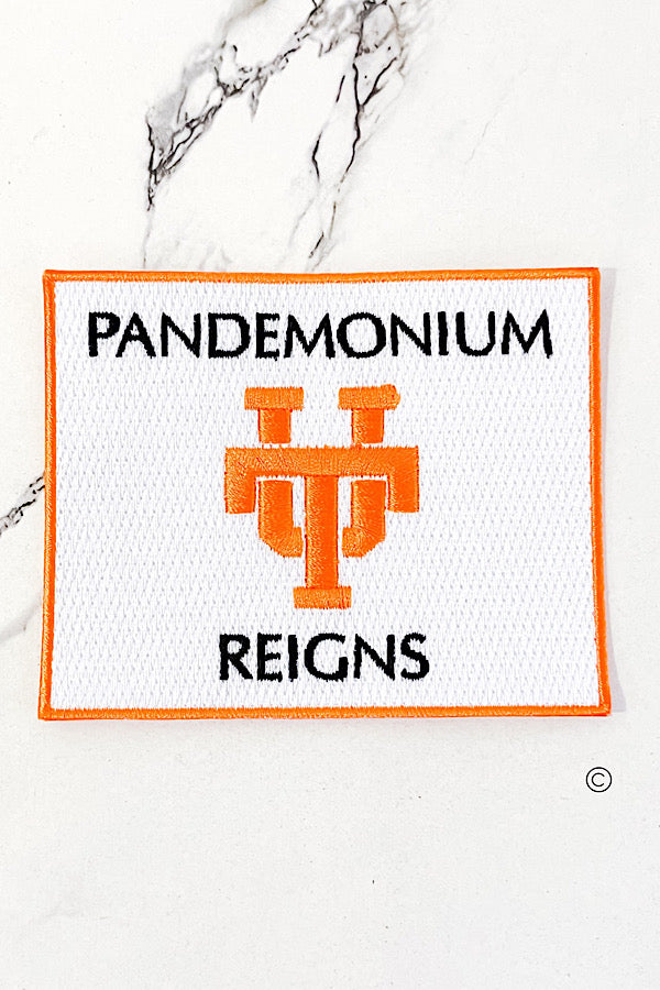 Pandemonium Reigns Embroidered Patch