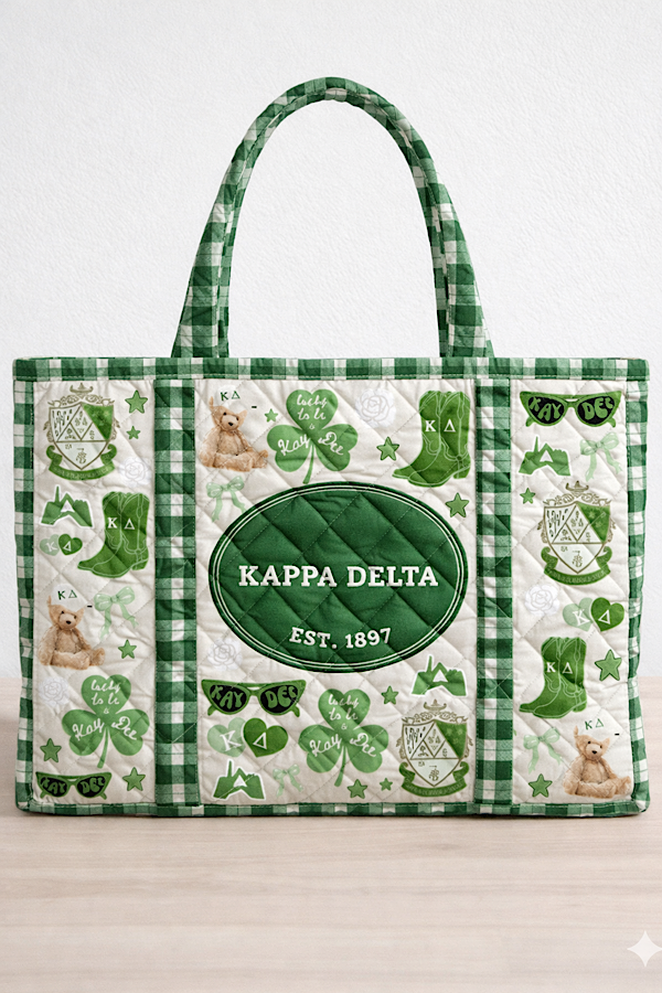 PREORDER Kappa Delta Sorority Tote Bag