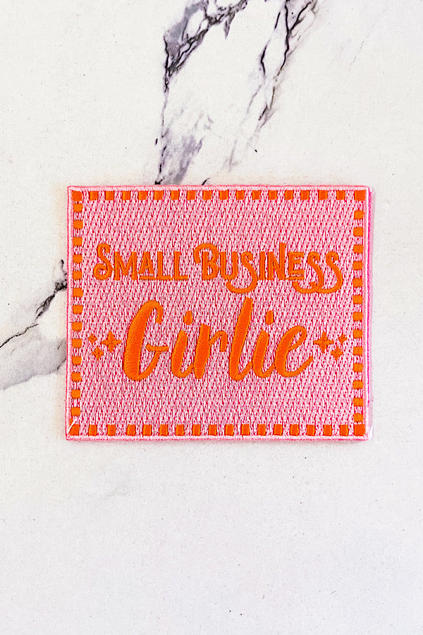 Small Business Girlie Embroidered Patch