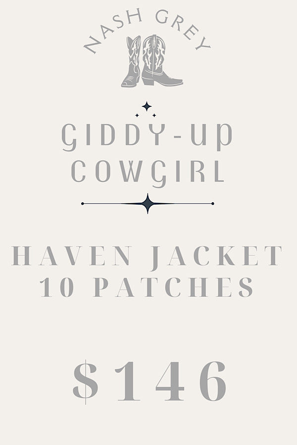 Giddy Up Cowgirl Haven Denim Jacket