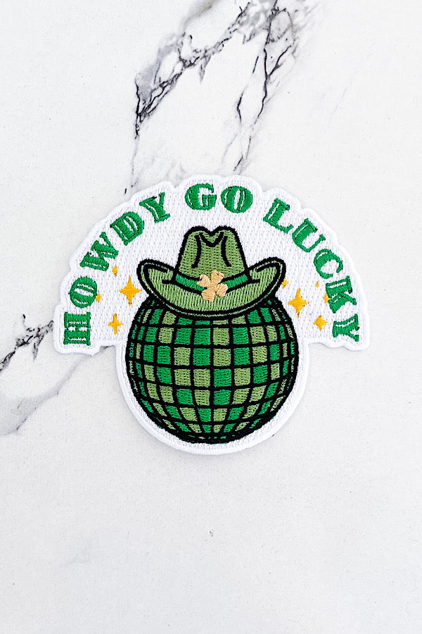 Howdy Go Lucky Embroidered Patch