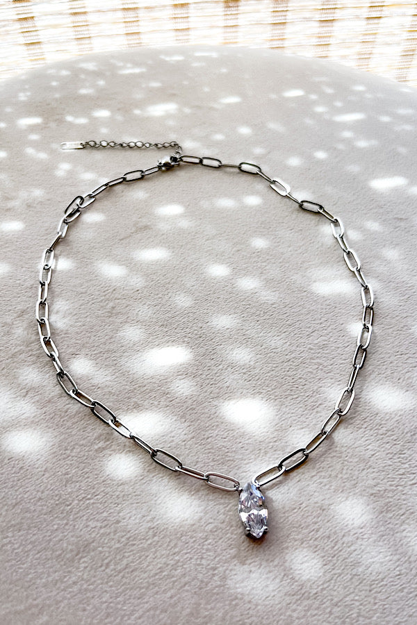Stef Marquise Pendant Necklace
