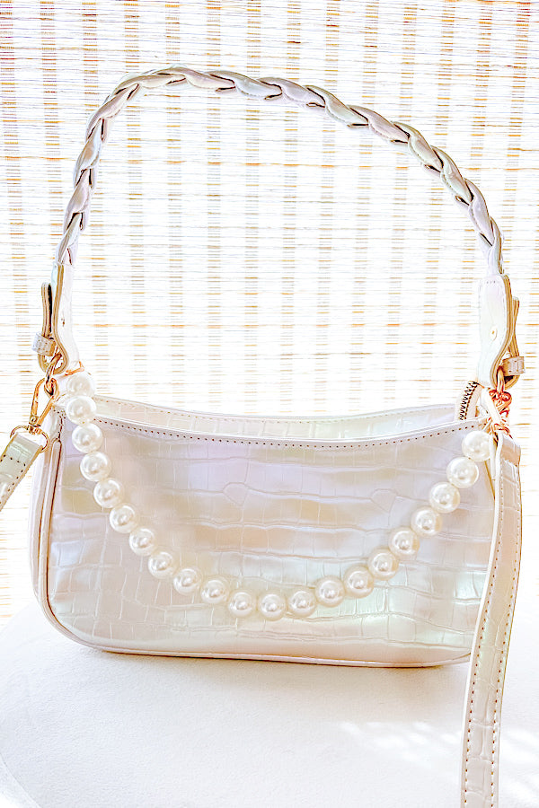 Andie White Shoulder Bag