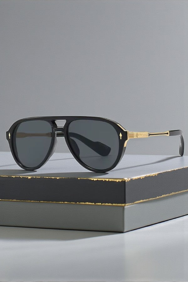PREORDER Oliver Black Aviator Sunglasses