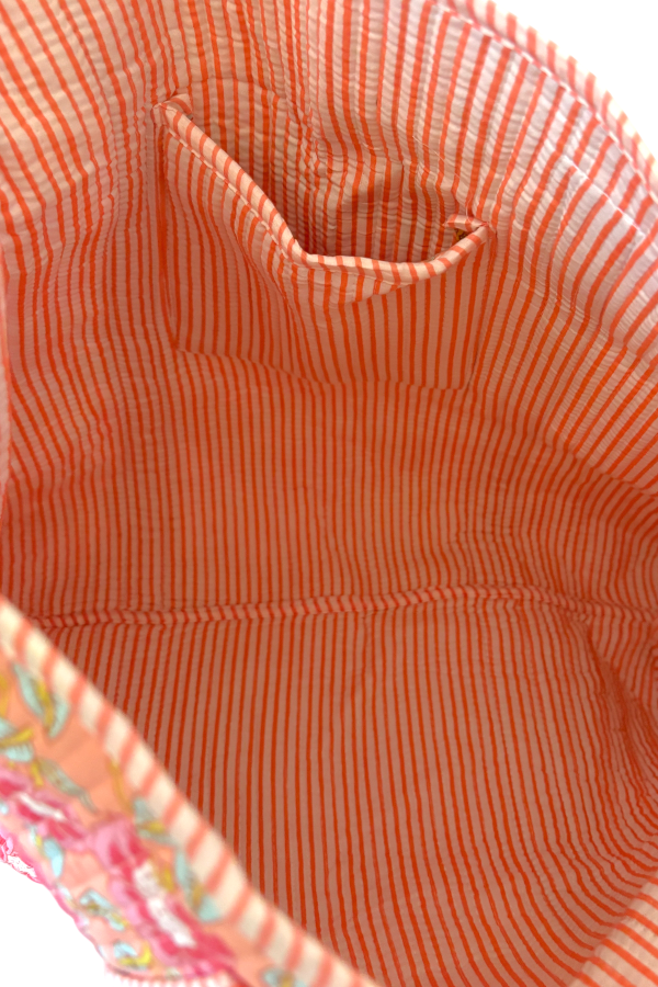 Golden Hour Floral Tote Bag