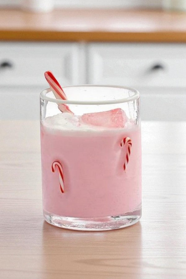 PREORDER Peppermint Candy Cane Drinking Glasses