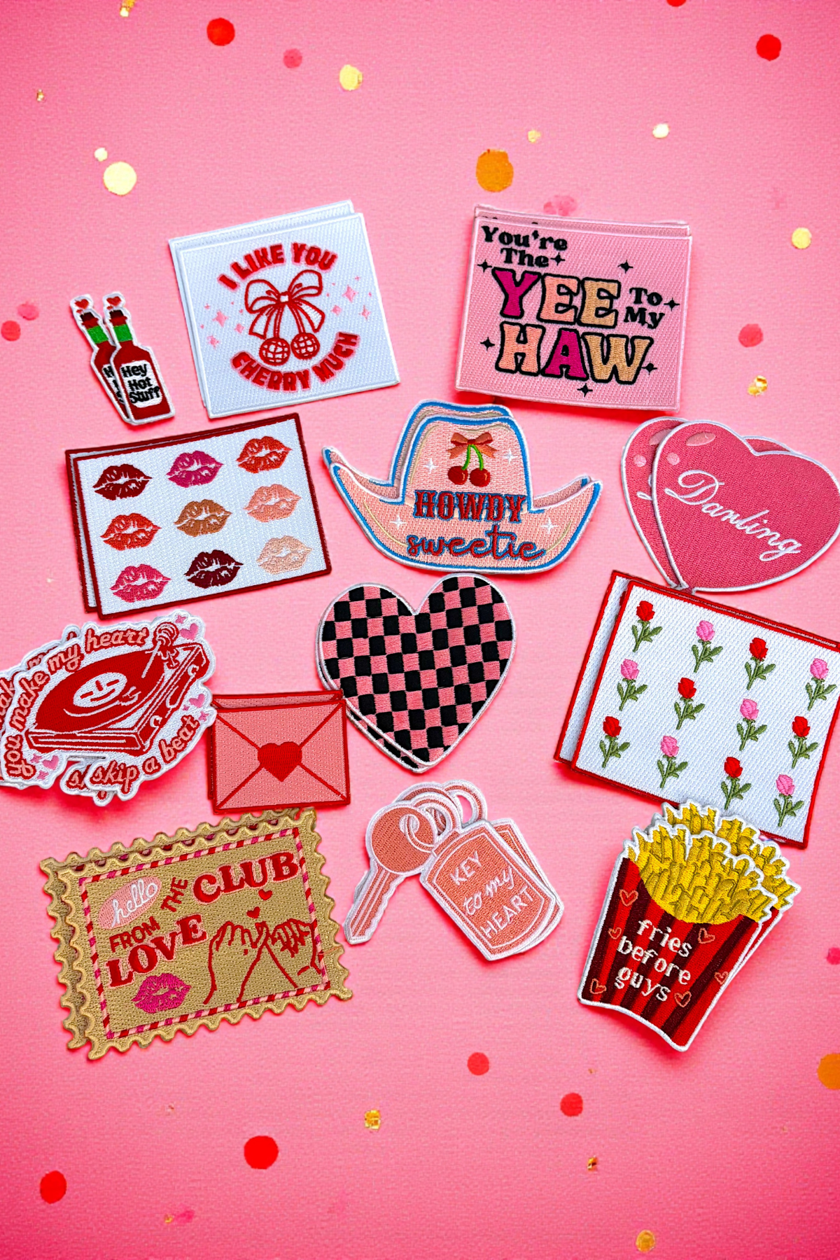 Stuck on You Embroidered Patch Bundle