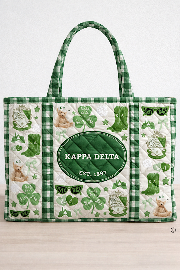 Kappa Delta Sorority Tote Bag PREORDER