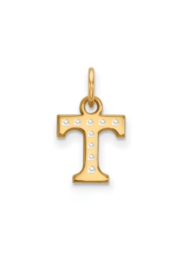 PREORDER Gold Power-T with Pearls Charm