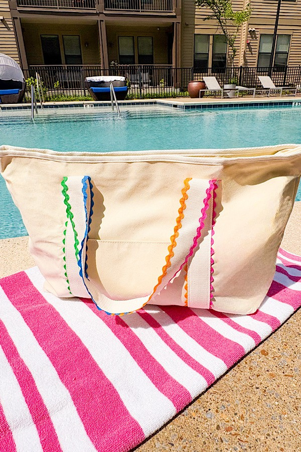Spencer Rick Rack Trim Tote Bag PREORDER