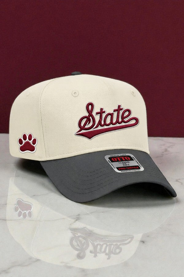 PREORDER Mississippi State Embroidered Hat