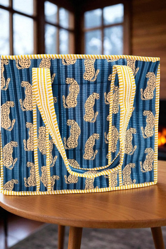 PREORDER Blanche Cheetah Print Tote Bag