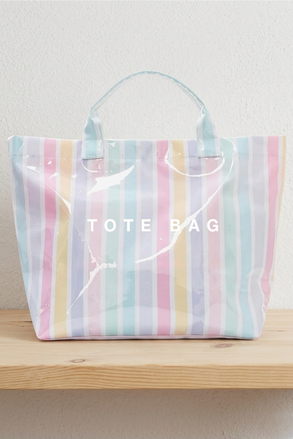 Pastel Striped TOTE BAG PREORDER