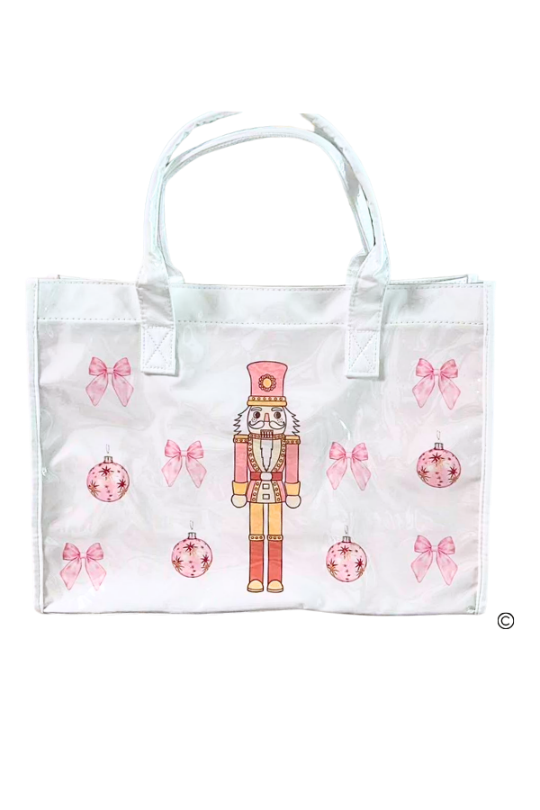 Plum Adorable Nutcracker Vinyl Tote Bag PREORDER