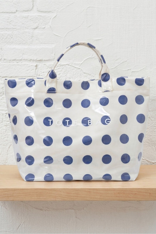Blue Polka Dot TOTE BAG PREORDER
