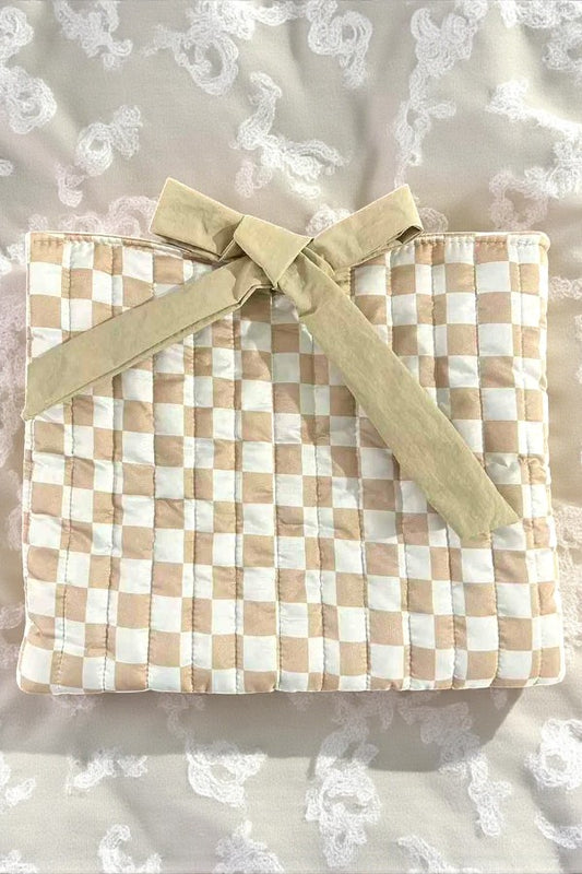 PREORDER Delilah Tan Check Bible Cover