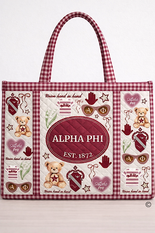 PREORDER Alpha Phi Sorority Tote Bag