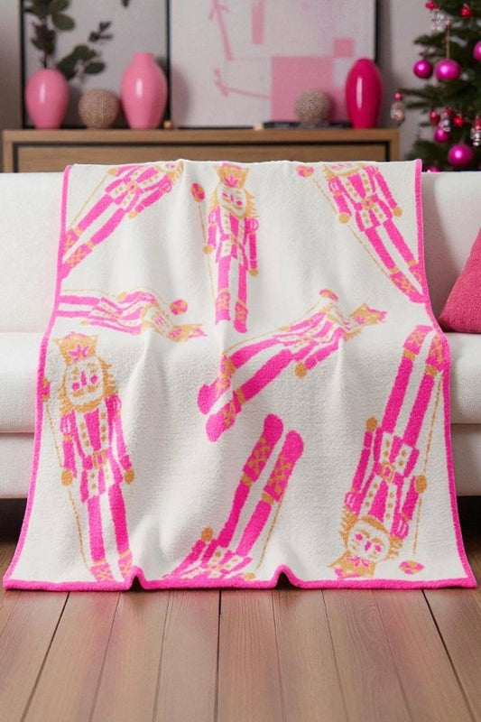 PREORDER Pink Nutcracker Luxury Blanket