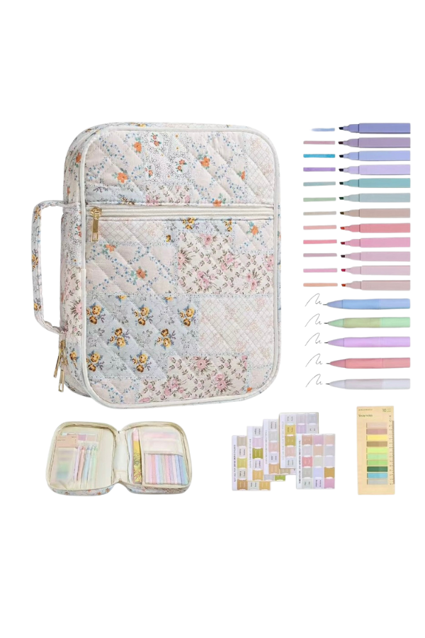 PREORDER Leah Multi Print Floral Bible Cover