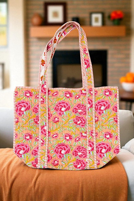 PREORDER Golden Hour Floral Tote Bag