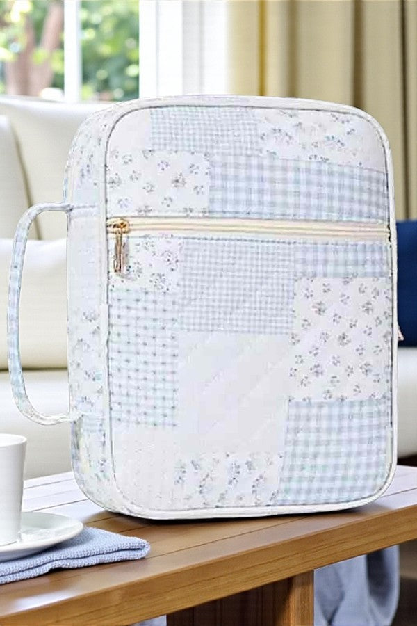 PREORDER Miriam Blue Patchwork Bible Cover