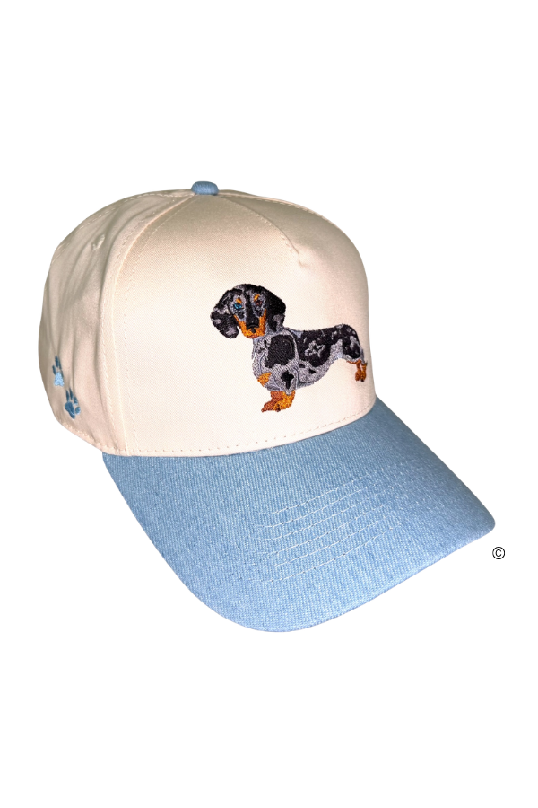 Walkin' the Doxie Embroidered Hat© PREORDER