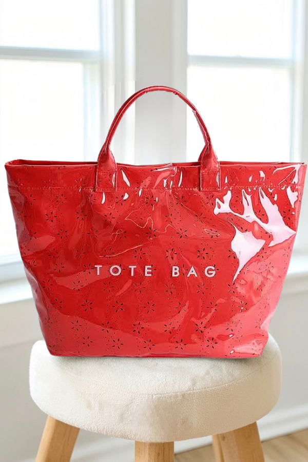 Red Eyelet TOTE BAG PREORDER