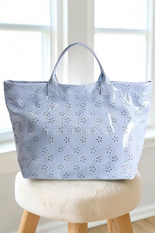 PREORDER Blue Eyelet TOTE BAG