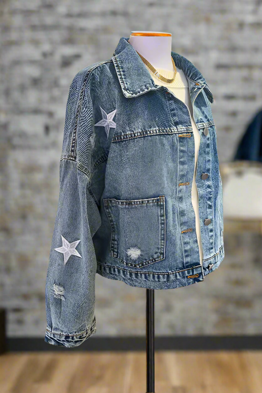 Stella Medium Wash Denim Jacket